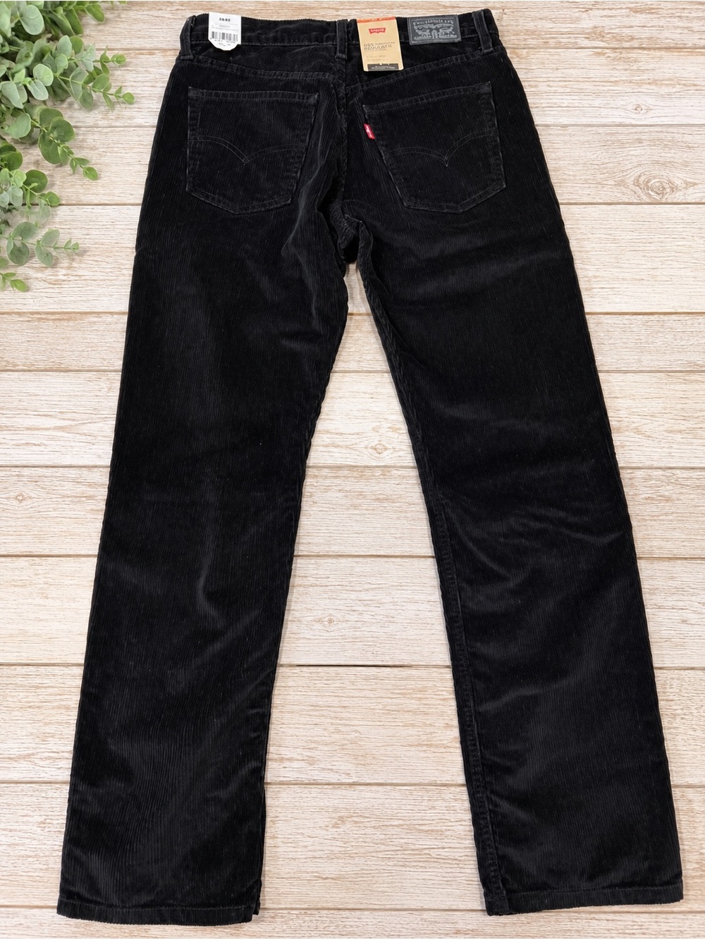 Levi's Black Men's Straight Corduroy Jeans
